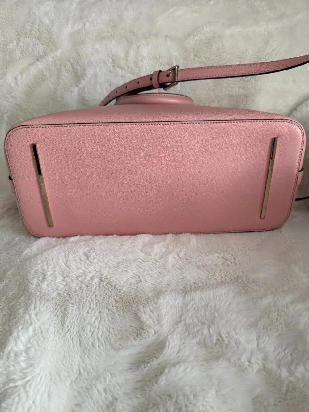 Tory Burch Robinson Open Dome Pink Leather Satchel Bag - Picture 8 of 16